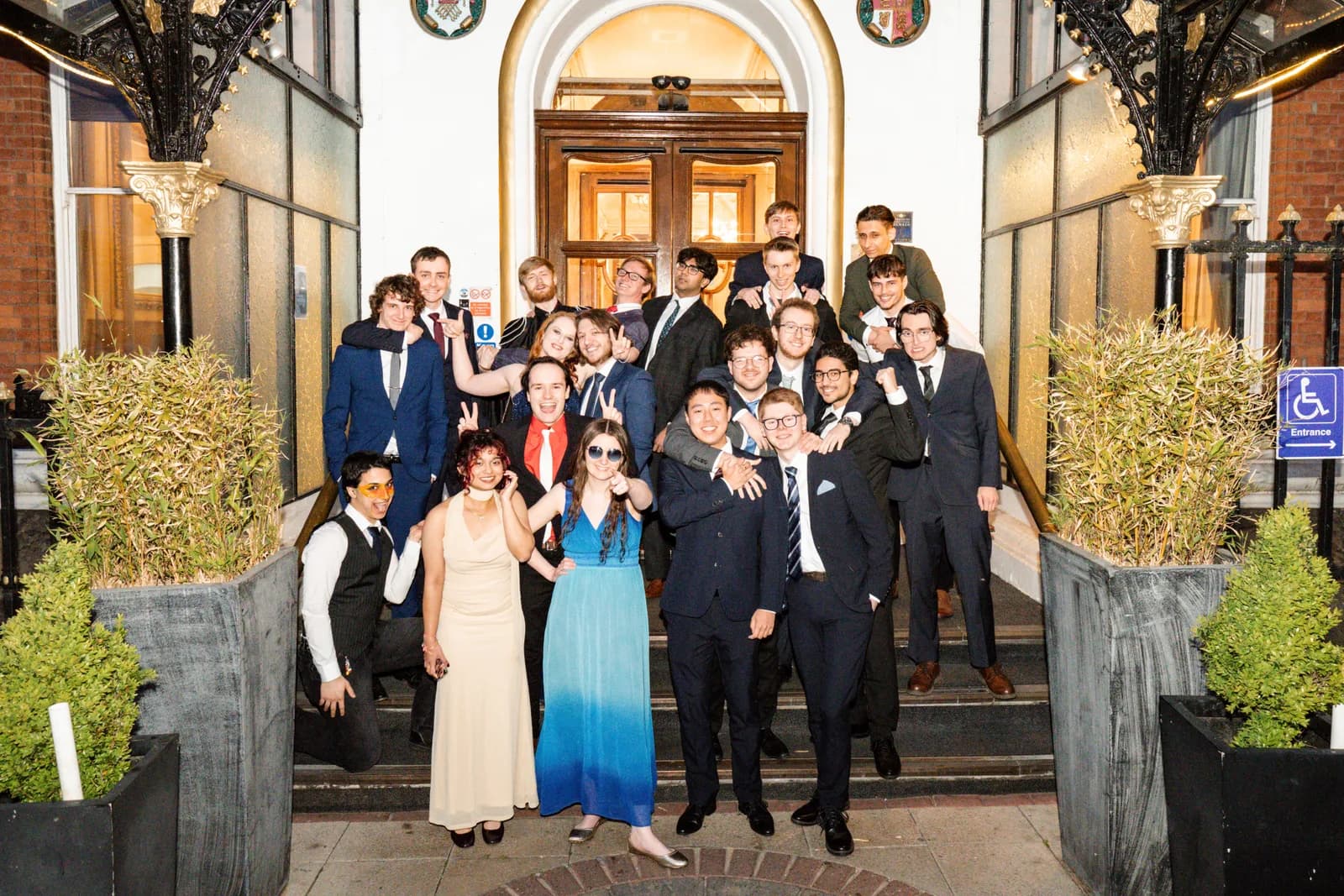 CompSoc together at the Summer Ball